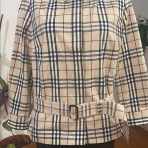 Burberry London Botton Down Long Sleeve with Neck Buckle